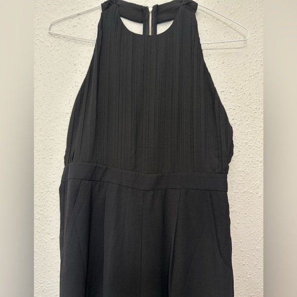Caribbean Queen Black Halter Jumpsuit with Tapered Legs - Picture 5 of 11